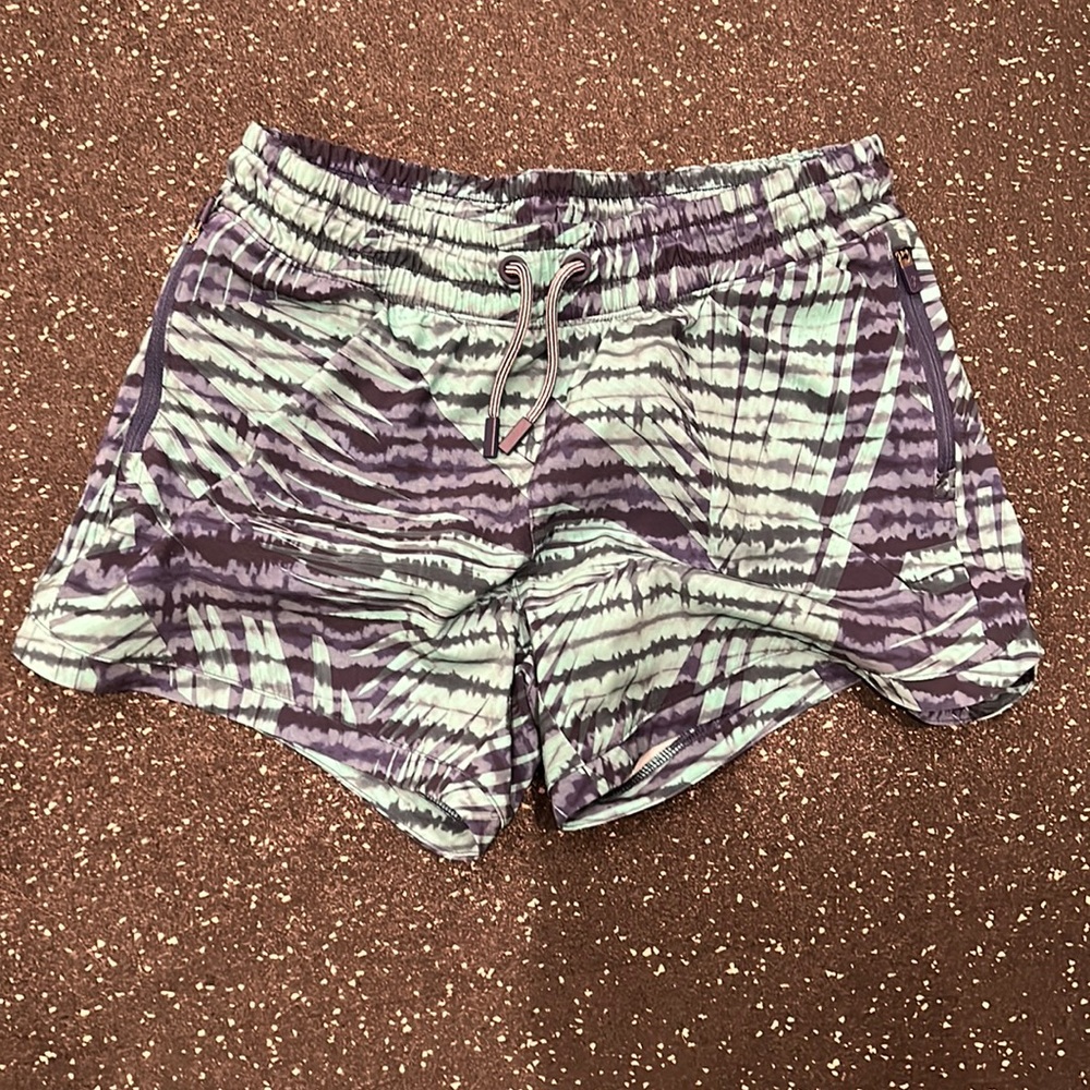 Blue and Green, Athleta girl shorts. Size XXL. US 16